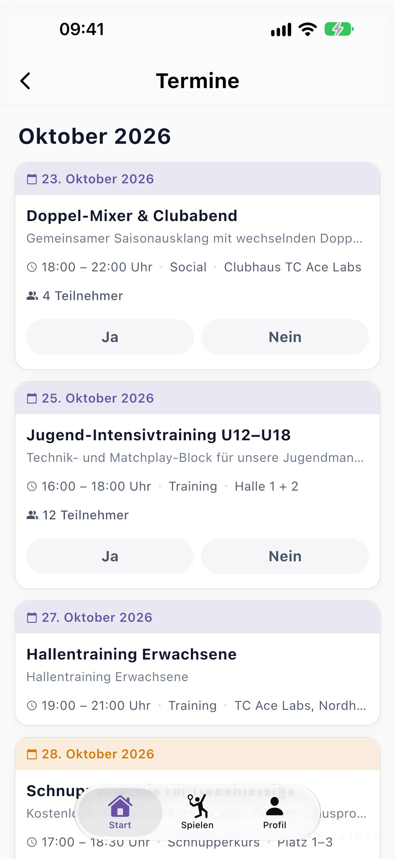 Termine & Events